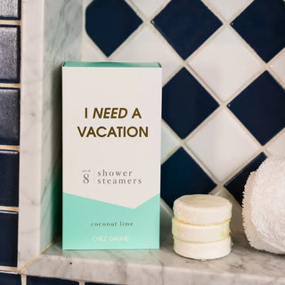 I Need a Vacation Shower Steamers | Chez Gagné