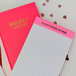 Everything is Fine Notepad | Chez Gagné