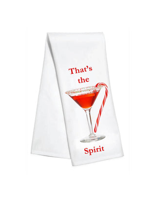 That's the Spirit Holiday Christmas Kitchen Towel