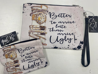 Better to Arrive Late Accessory Pouch