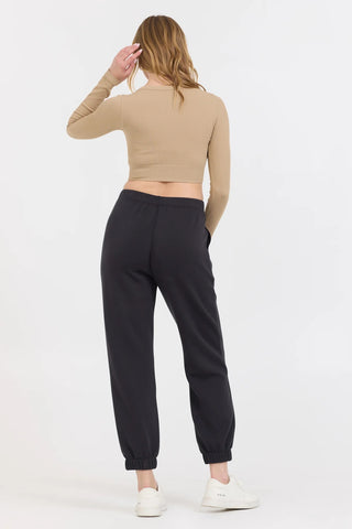 Black Cloud Fleece Jogger | Vintage Havana