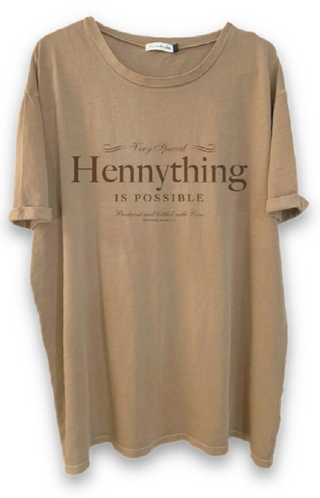Hennything Is Possible Oversized Tee | The Laundry Room