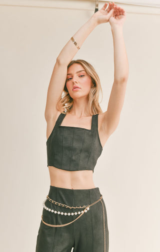 Late Nights Bustier Top | Sage The Label